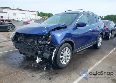 2017 Nissan Rogue Sv from USA, damaged, VIN KNMAT2MV6HP583111